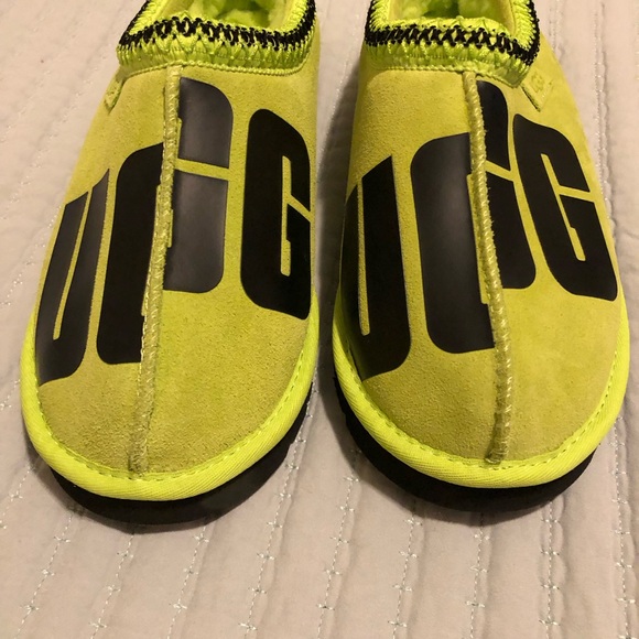 NEW UGG Tasman slippers in lime green, broken logo 💚🤩 - Picture 2 of 5